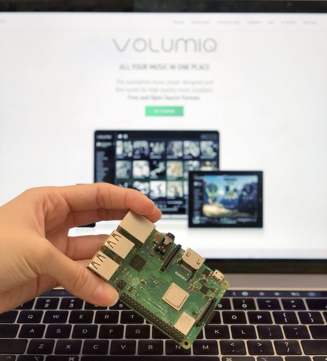Volumio tweet media