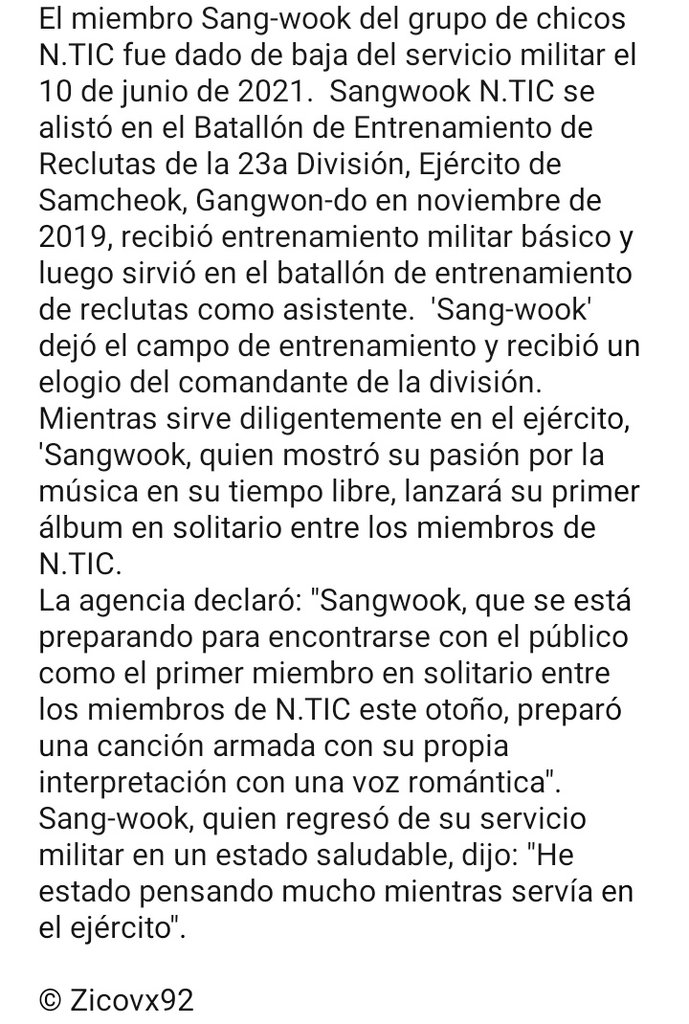FBsNTB1's tweet photo. «🌐» ACTUALIZACIÓN DE N.TIC EN INSTAGRAM

Hoy n.tic official subió una nueva publicación en dónde anuncia que Sangwook tendrá un álbum solita en otoño😭.
@Zicovx92 muchas gracias por la traducción💜

▶️https://t.co/4xfbJ4v1st

#ntic #n_tic #sangwook #ntic_bolivia #unique_bolivia https://t.co/FGjzvV9nWY