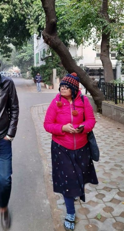 I met <a href="/surekha/">surekha</a> aunty for the first time when Dalli police detained all of us from UP Bhawan. She then became my fake mother who I would call everytime I would get detained. We had fooled the cops once saying we were just there for lunch, and then organised people to march.