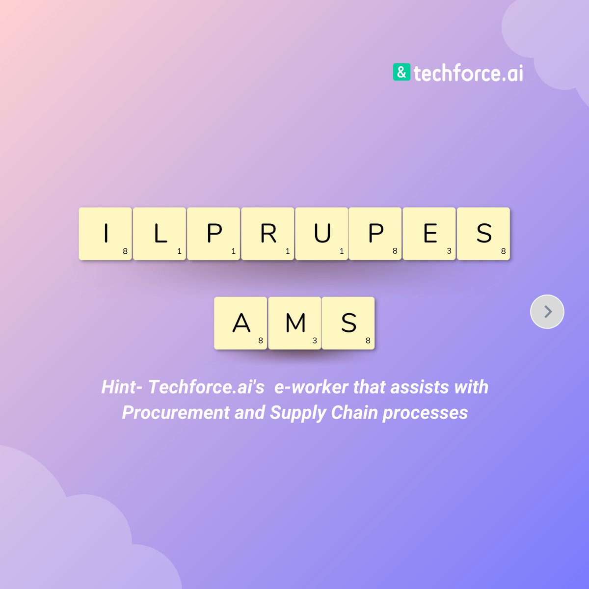 SupervityAI's tweet image. Can you unscramble these Supply Chain Process terms?🚚

Tell us in the comments below!💬

Save this post and come back tomorrow to know if you guessed it correctly!

#AI #intelligenceaugmentation #supplychain #supplychainprocess #quizoftheday   #scrabble #saturdayspecial