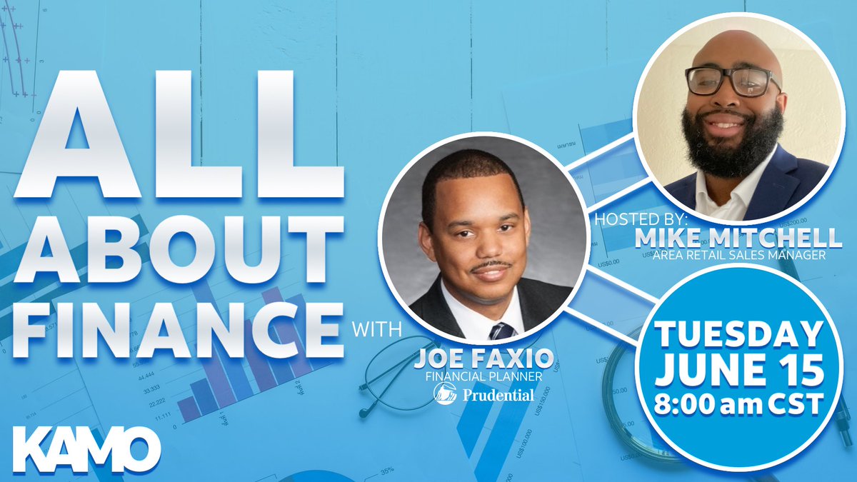 KAMOkonnects's tweet image. Do you want to gain beneficial insight around

✅ Saving for retirement 🏦
✅ Starting a college fund 🏫
✅ Getting out of debt 💸

and so much more??

Join us Tuesday, June 15th at 8am as we welcome special guest speaker, @JoeFaxio, from @Prudential.