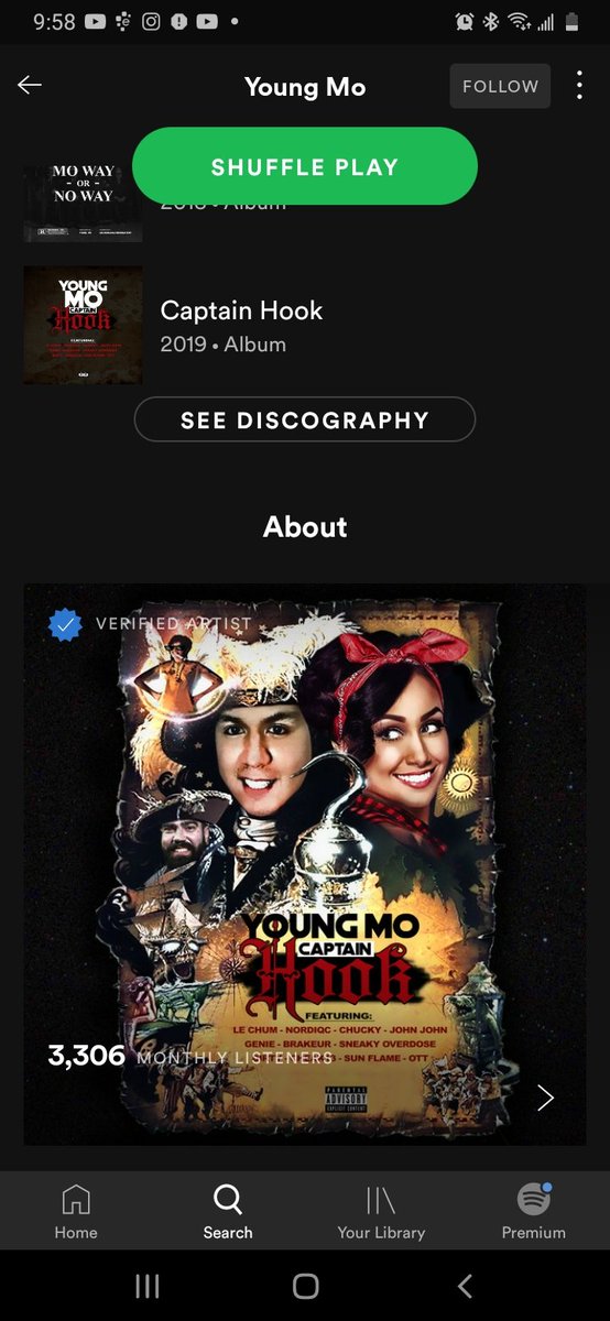 ClickGutta's tweet photo. I have a artist by the name of YOUNG MO he have two songs on your platform CHAMPAGNE LIFE and MODEL BODY and when the distributor TUNECORE sent it to you it was placed on another artist by the same name YOUNG MO proflie. So I would like to know how can we solve this problem https://t.co/NLr7Q7j2np