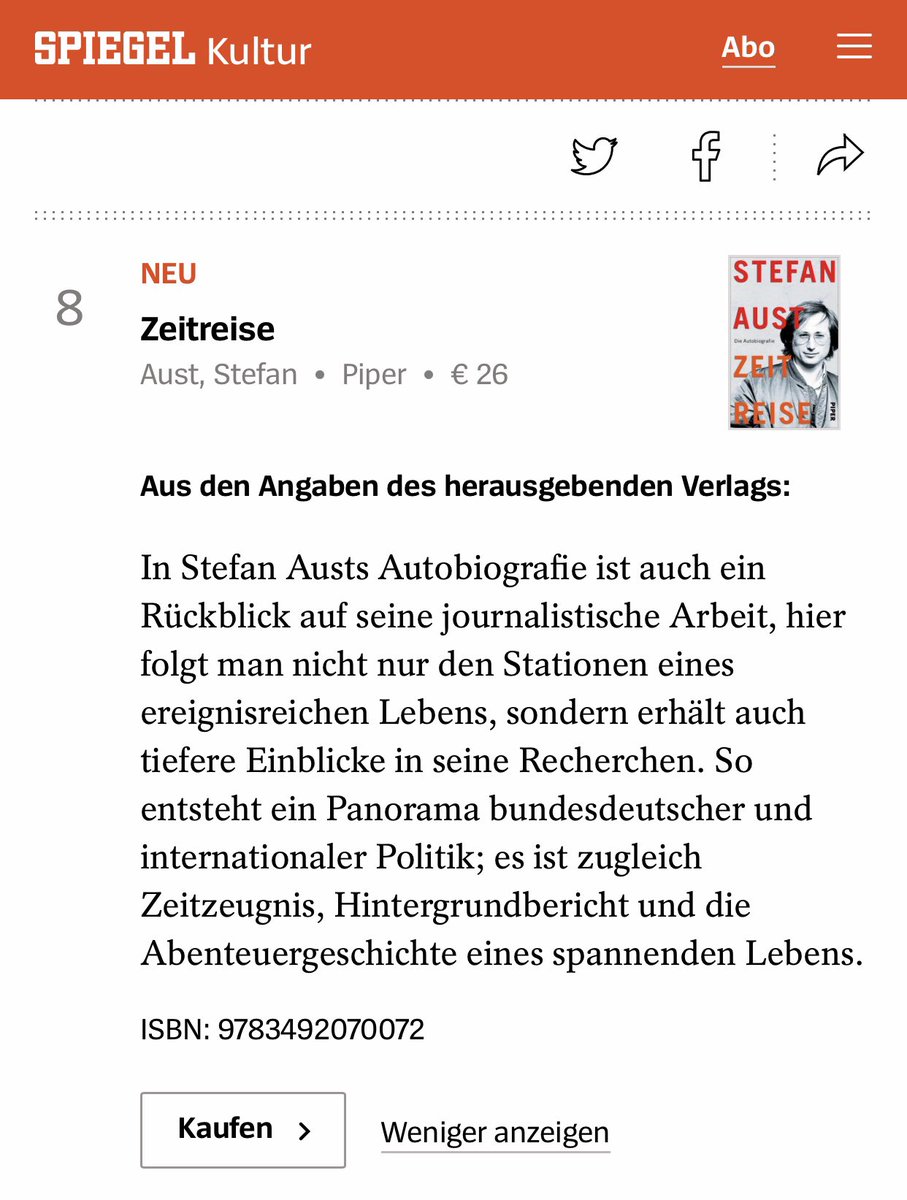 Nach 13 Jahren habe ich es endlich wieder in den <a href="/derspiegel/">DER SPIEGEL</a> geschafft… vielleicht könnt ihr mir helfen, dass ich noch etwas drin bleibe #zeitreise -&gt; amzn.to/3gcCfmL