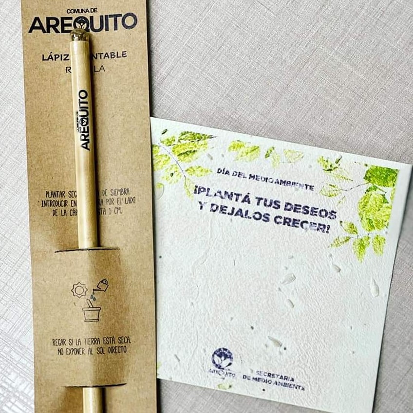 🌎🗒✏🌱 En el mes del  Medio Ambiente, Plantá Tus Deseos y Dejálos Crecer!!!♻️ En el Canje Residuos Inorgánicos x Compost, además de traer tus residuos separados, podés compartirnos tus buenas  acciones ambientales y/o deseos para Vivir en un Arequito Sustentable para todos