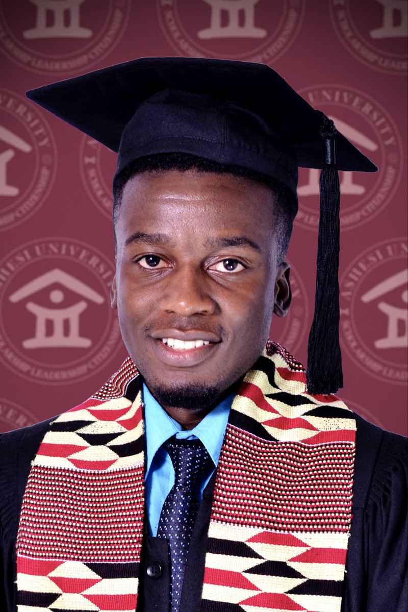 Lloyd Teta ’21 was the second recipient of the Scholarship, Leadership &amp; Citizenship award, presented during Commencement each year to three graduates who have exemplified the Ashesi’s core values. Who is he? Well, where do we begin? A thread. (1/4) #Ashesi2021 #AshesiGrad