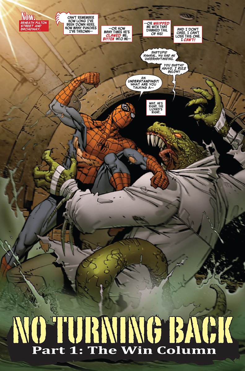 El Lagarto y Spider-Man se enfrentan en las alcantarillas como tantas veces  han hecho en los cómics, por ejemplo en los mencionados The Amazing  Spider-Man #6 y en The Amazing Spider-Man #688., image size:791x1200