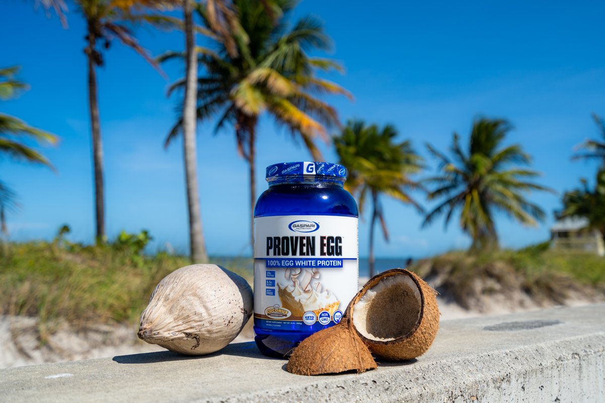 Coconut Custard Pie Proven Egg is HERE 🥥

Get yours TODAY at gasparinutrition.com