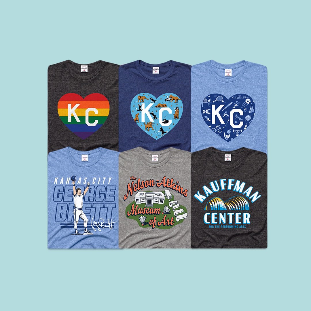 CharlieHustleCo's tweet photo. One of the initiatives that weβre most proud of from our first decade is our Communi-TEES Collection. Thanks to our loyal fans and customers, we have now donated more than ONE MILLION DOLLARS to Kansas City organizations and causes. THANK YOU! β€οΈ #CommuniTEES https://t.co/ylqu9UlQIw