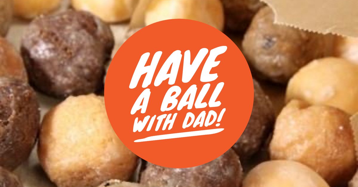 In honor of Father's Day, we invite you to HAVE A BALL WITH DAD!
PLACE YOUR ORDER FOR DONUT BALLS TODAY! (Suggested minimum DONATION is $5 per dozen)
ORDER HERE: parentingtimecenter.org/have-a-ball-wi…
🧡DONUT BALL ORDERS ARE TO BE PICKED UP ON SATURDAY, JUNE 19TH FROM 9-11 AT PARENTING TIME CTR