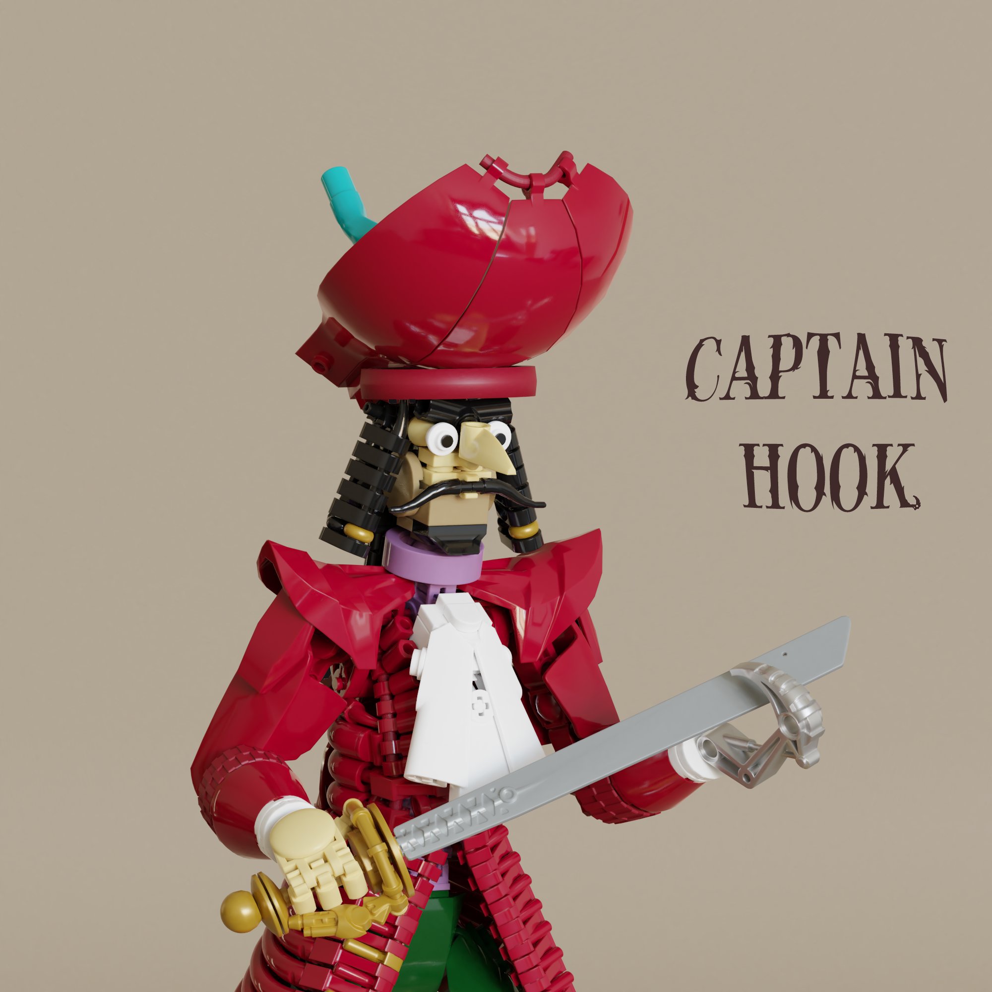 Ivan Martynov on X: Captain Hook #LEGO #レゴ #MOC