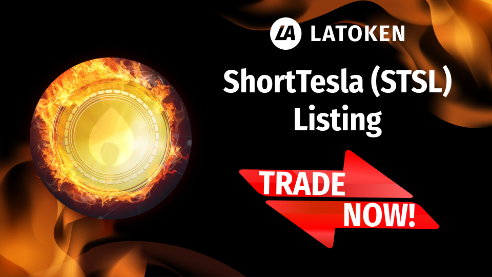 Latoken_cex's tweet photo. STSL is live and trading on $USDT pair!

Short Tesla token is inspired by the project's planned $TSLA derivative contract. The project claims STSL's value would be inversely proportional to Tesla's stock price.

Trade $STSL on #LatokenApp! 📲 https://t.co/TjLZYsEJ4j