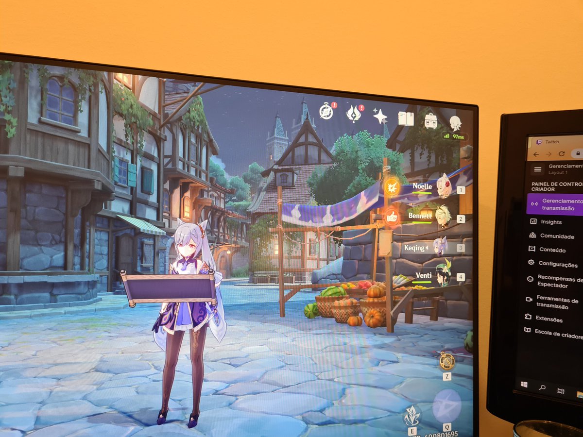 Labrya1's tweet image. Corre que a live tá de volta! #GenshinImpact #twitchstreaming #streamergirl