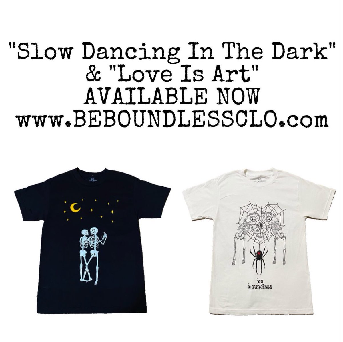 beboundlessclo's tweet photo. “Slow Dancing in the Dark” &amp; “Love is Art” AVAILABLE NOW, link in bio! 🖤 https://t.co/F3UeyFg52R