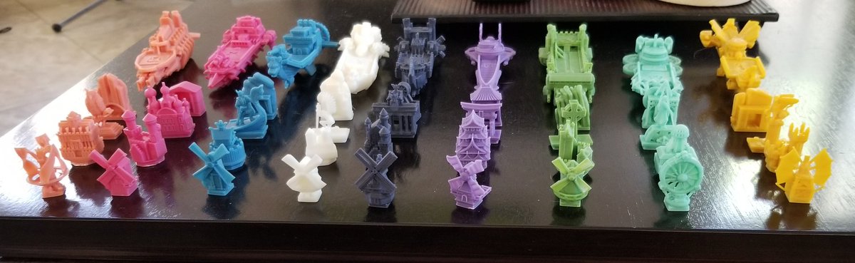 Mister_Matched's tweet photo. Leveling up my #scythe with some @MeepleForge upgrades.  And some totally passable #resin dying skills.  #boardgames #boardgame @stonemaiergames https://t.co/VrECV5OALm