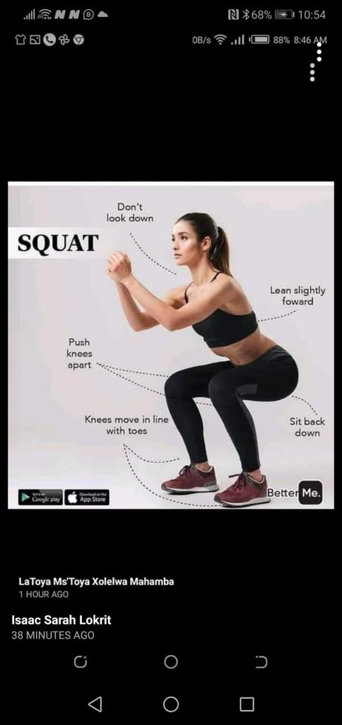 Exercise will help in this season of fear, take your routine, do fruits and dawa tea😊