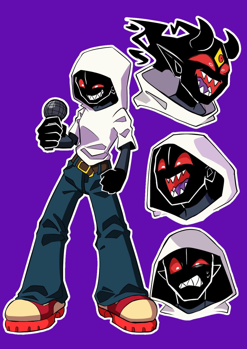 fnfでオリキャラを作りました。( ◜௰◝ ）(名前はまだ無いです)