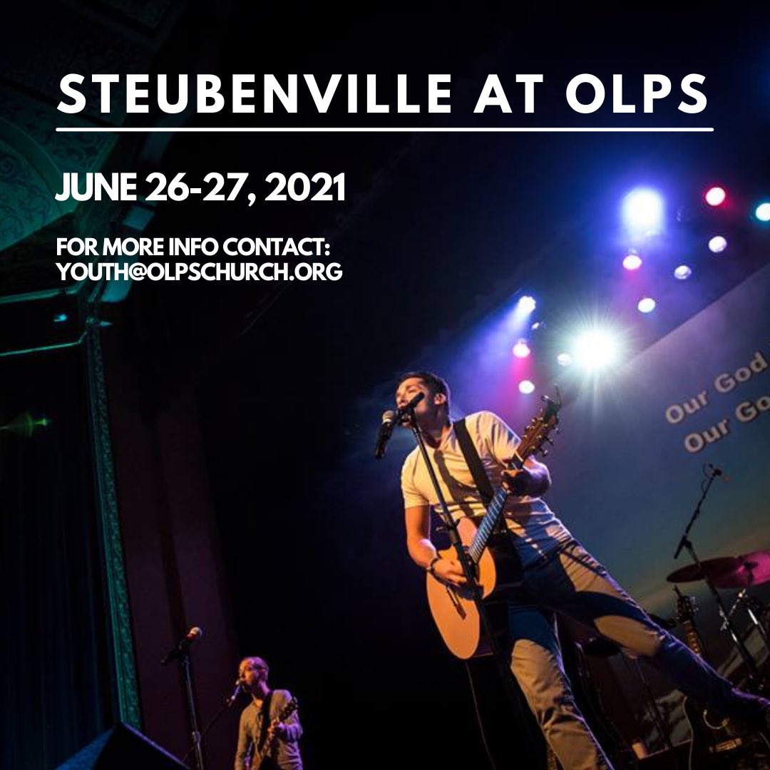 We’re back! Our Lady of Prompt Succor in Alexandria is hosting a hybrid Steubenville conference in just a couple short weeks. To register, visit olpschurch.org/steubenville-o…. Come hang with us!