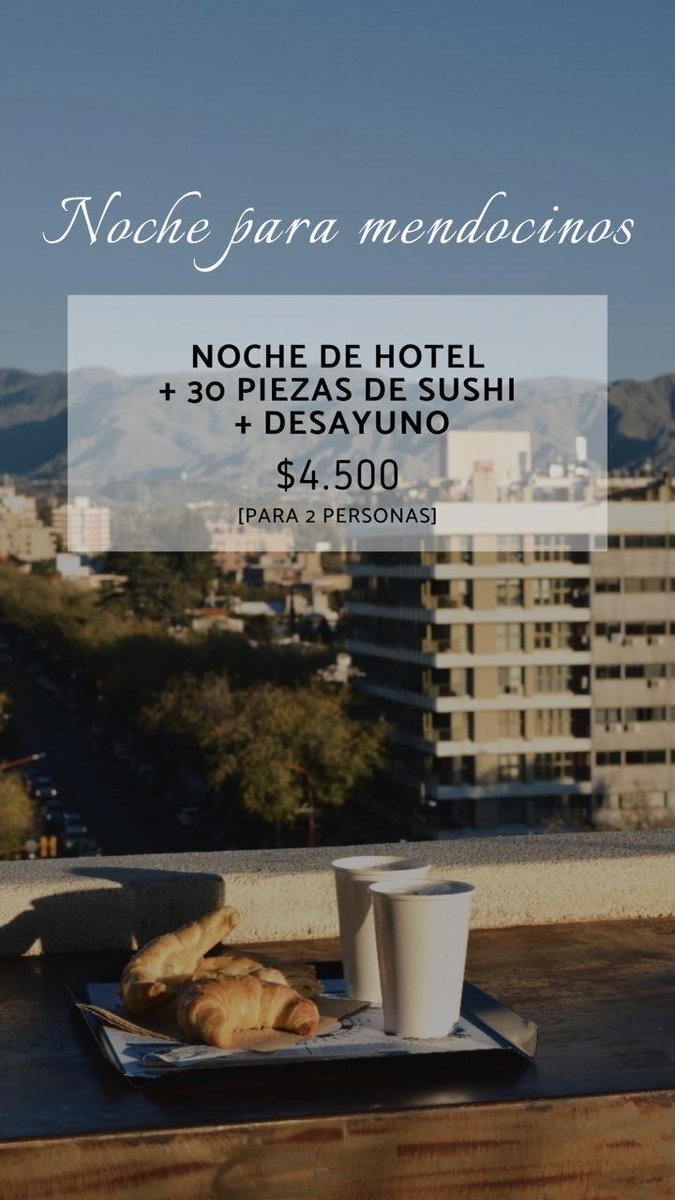 Imperdible !! ⁦<a href="/hinternacionalm/">Hotel Internacional</a>⁩ #mendoza #noche #sushi
