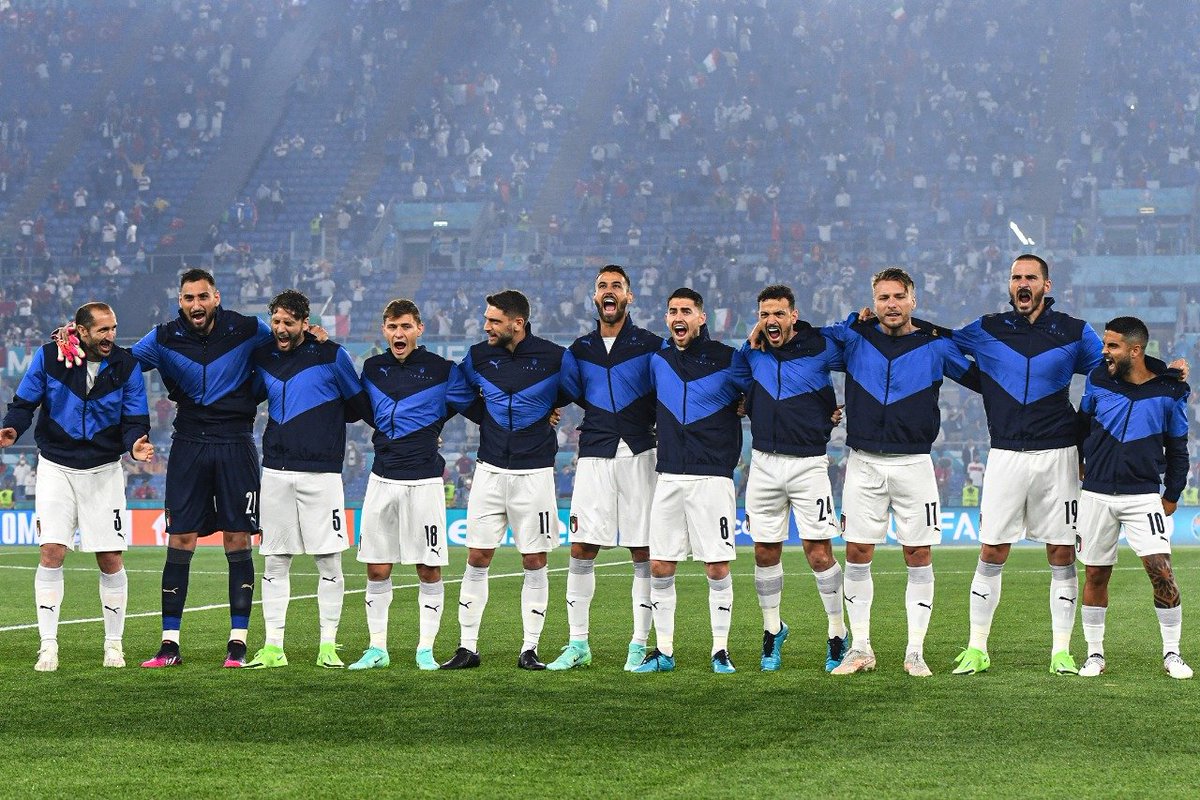 It’s not just a national anthem, it’s passion 😍 #ITA