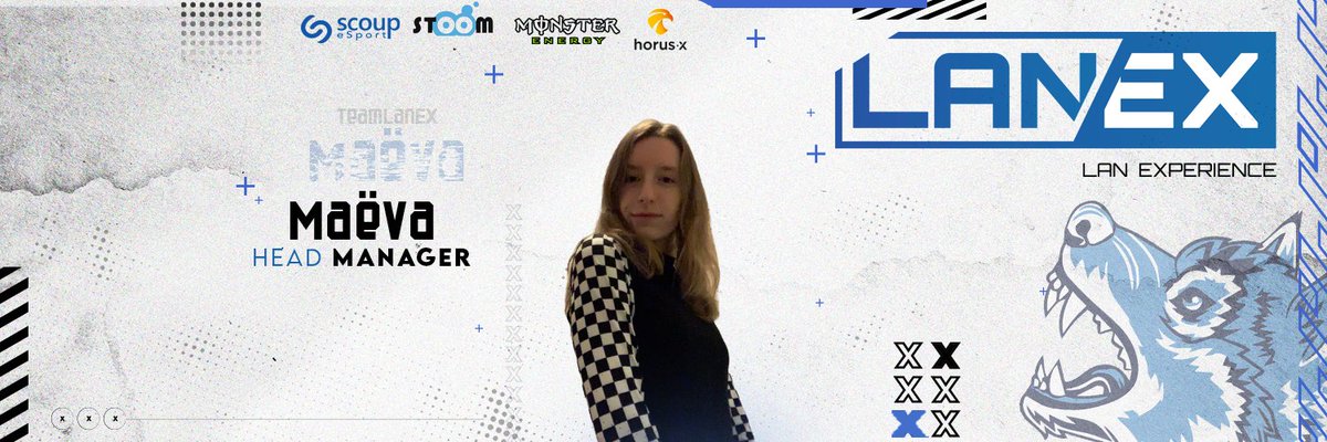 Team LanEx - Electronic Sport Club Since 2003 (@teamlanex) on Twitter photo #1Jour1Staff
#TeamLanEx <a href="/Lan_Experience/">Lan Expérience</a> est heureux de vous annoncer l'arrivée de @Maeva0517 au poste de Head Manager.
elle travaillera au sein du Head Staff de #TeamLanEx dès à présent.
Bienvenue à elle dans la #Meute des #LoupDeLanEx 🐺 #1Jour1Staff
#TeamLanEx <a href="/Lan_Experience/">Lan Expérience</a> est heureux de vous annoncer l'arrivée de @Maeva0517 au poste de Head Manager.
elle travaillera au sein du Head Staff de #TeamLanEx dès à présent.
Bienvenue à elle dans la #Meute des #LoupDeLanEx 🐺
