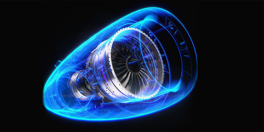 RollsRoyce's tweet photo. As part of our continued drive towards more #SustainableAviation, we have developed #Pearl10X. It features the most efficient core in the business aviation market and is able to run on sustainable aviation fuel. #PowerOfPearl #SAF #IntelligentEngine https://t.co/Xs9dnd8LsZ https://t.co/rGvHPNLkpb