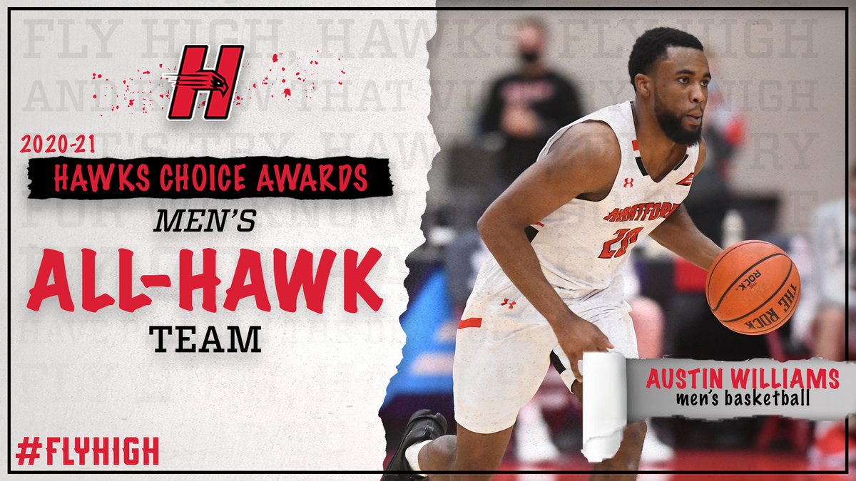 Congratulations to <a href="/hartfordmbb/">Hartford Men’s Basketball</a>'s 𝘼𝙪𝙨𝙩𝙞𝙣 𝙒𝙞𝙡𝙡𝙞𝙖𝙢𝙨, who was named to the 𝙈𝙚𝙣'𝙨 𝘼𝙡𝙡-𝙃𝙖𝙬𝙠 𝙏𝙚𝙖𝙢! 🏆🤘

#FlyHigh | #HawksChoiceAwards