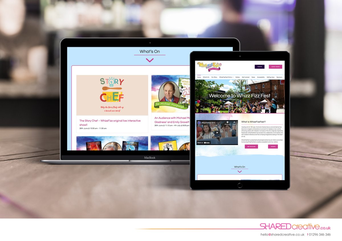 We are proud to have designed and produced the new website for WhizzFizzFest, now back for 2021 from 26th June. Check out the new site and see all the upcoming events! whizzfizzfest.org.uk