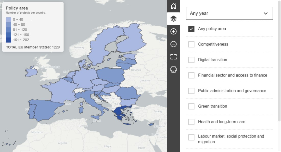 EU_reforms's tweet photo. Since 2015 we have supported more than 1200 reform projects in all 27 Member States 🇪🇺. Where? When? How? Check out our new interactive map:
👉https://t.co/igkNGadxv5
#EUReformSupport #TSI https://t.co/LYK0BE63X5