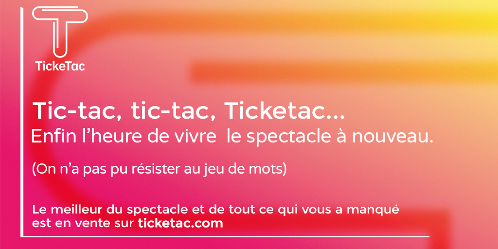 Enfin l’heure de retrouver vos sorties préférées ! ⏰ Passionnée de #theatre , mordu de #loisirs, amoureux d'expo, de #musique ou de #danse… découvrez notre tout nouveau site : ticketac.com 🎭🎶🥳