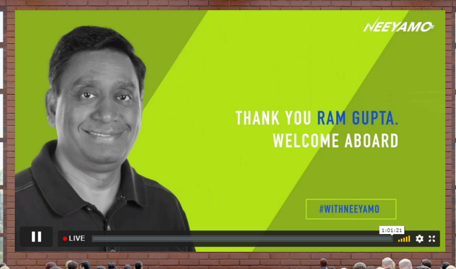 vivekritu's tweet photo. #nlight2021. #withneeyamo  Welcome Ram. https://t.co/BwAWuXXaFx