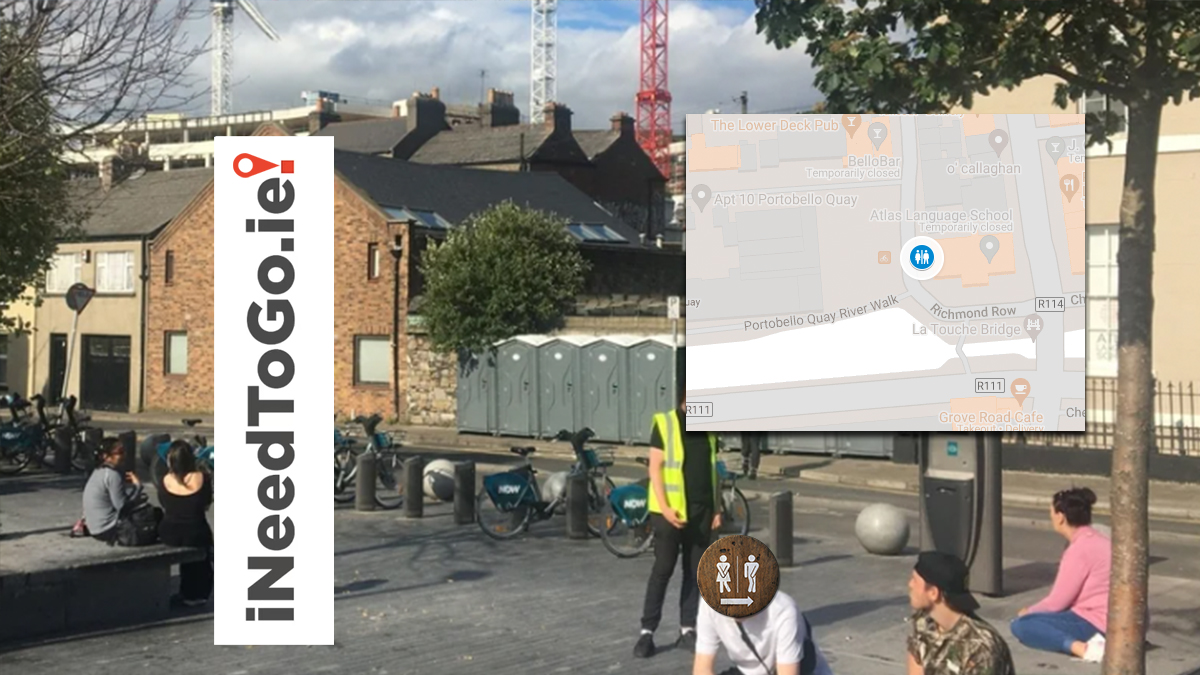 ToiletsDublin's tweet photo. #iNeedToGo #GoodToKnow #portobelloplaza #portaloos have arrived in time for the #weekend. Thanks to @DubCityCouncil Check out other available #ToiletsInTheCity at https://t.co/B0arDkAlYE https://t.co/Ym86zsC7YK