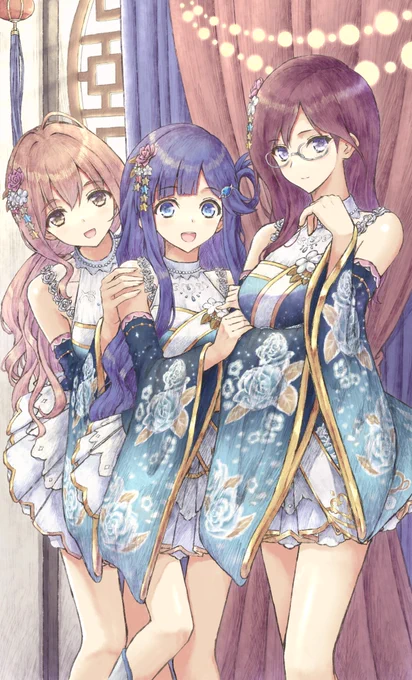八神マキノちゃんと浅利七海ちゃんと西園寺琴歌ちゃん! 