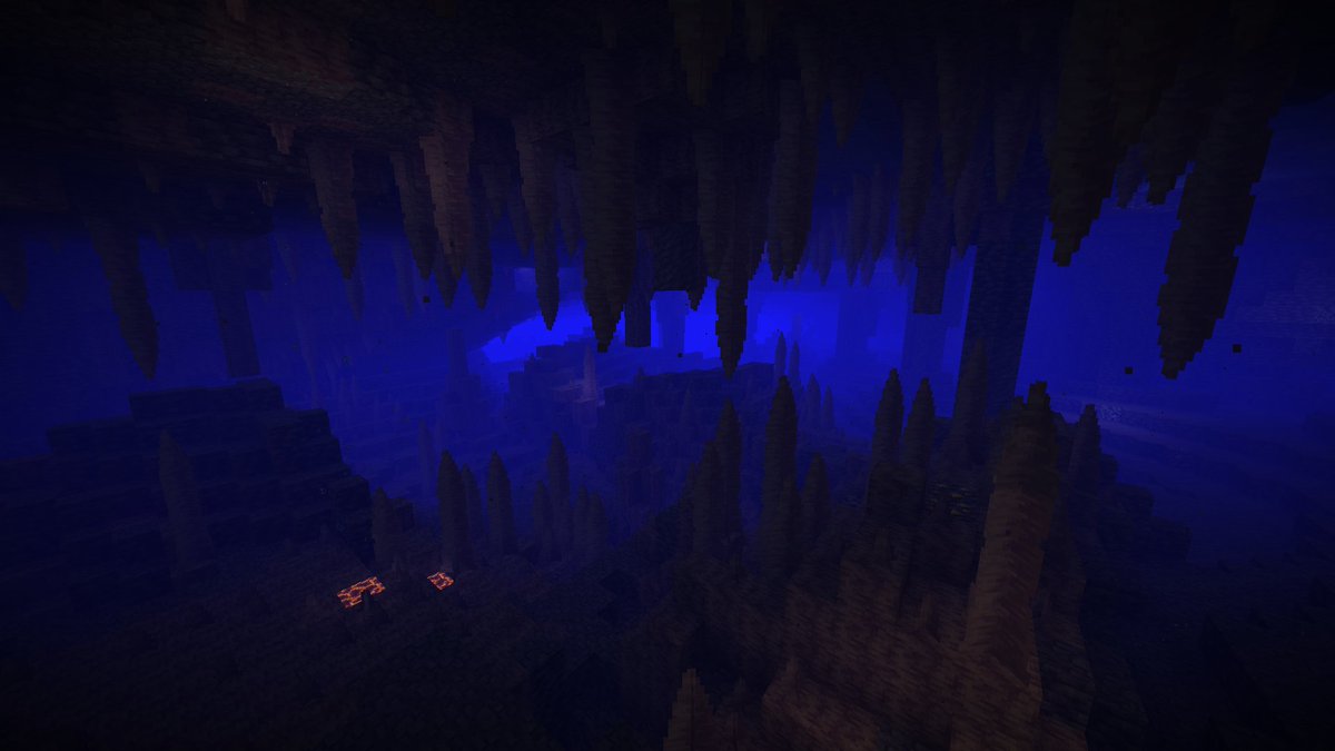 JammersXAM's tweet photo. Just the start of our Caves and Cliffs World. Excited to update! #Minecraft #CavesandCliffs #MyZia https://t.co/QdsmYKdVKR