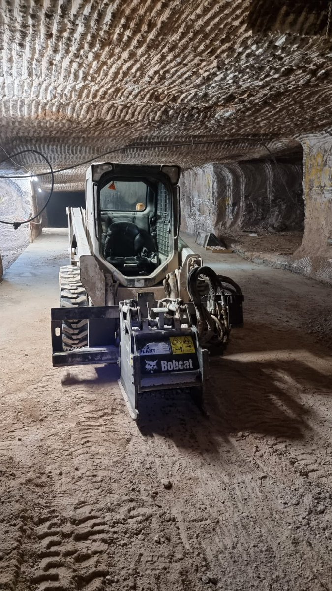 mtsplant's tweet photo. Incredible to see one of our Skid-Steer Loaders with Planer Attachment working deep underground 👏

Discover our hire range here - https://t.co/2dCWWyeruV https://t.co/dV0FkDwmRS