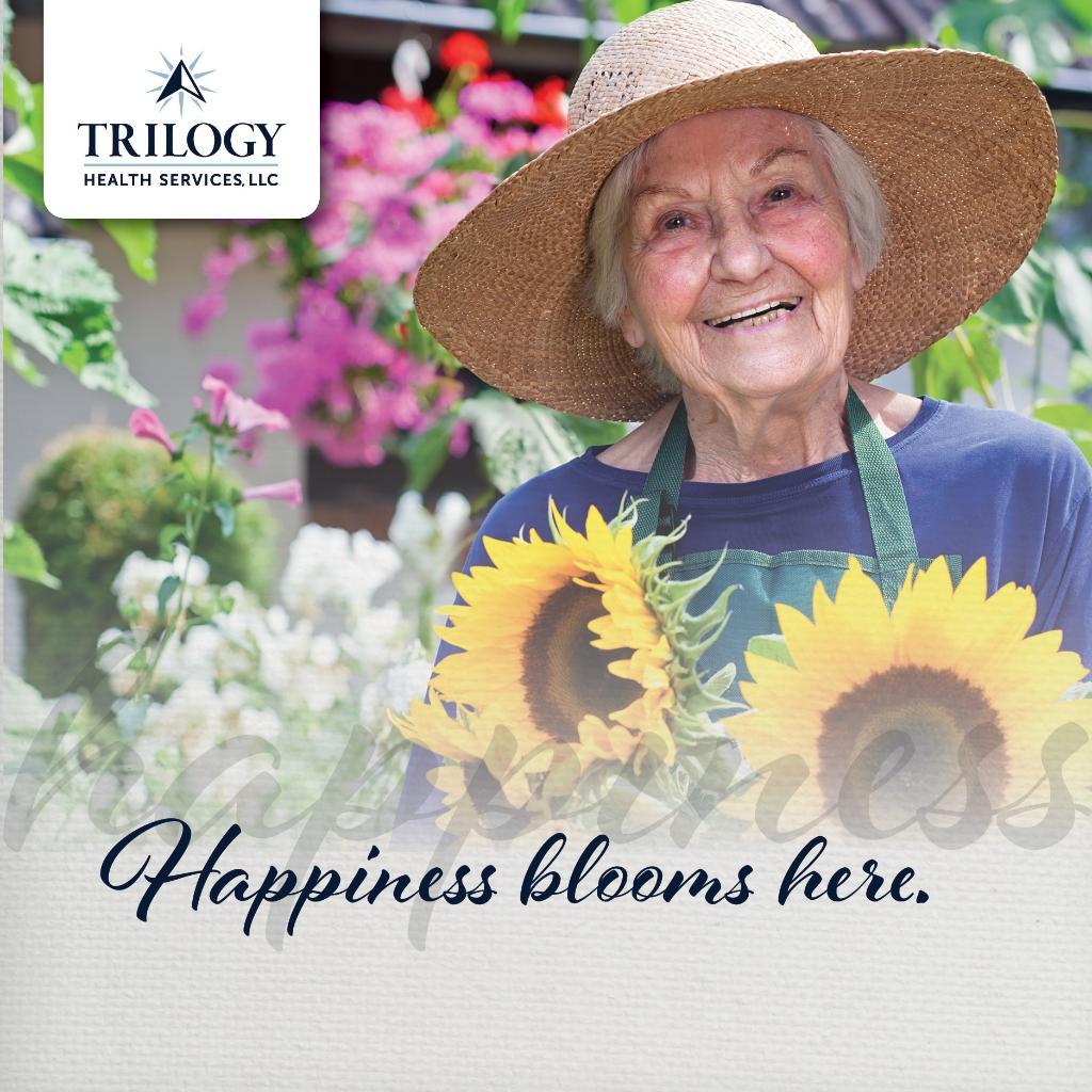 Joy can be found all around you if you plant yourself in the right place. Contact Jennifer Foley today at 812-453-0533 to learn more about our Assisted Living services and our limited-time move-in specials!