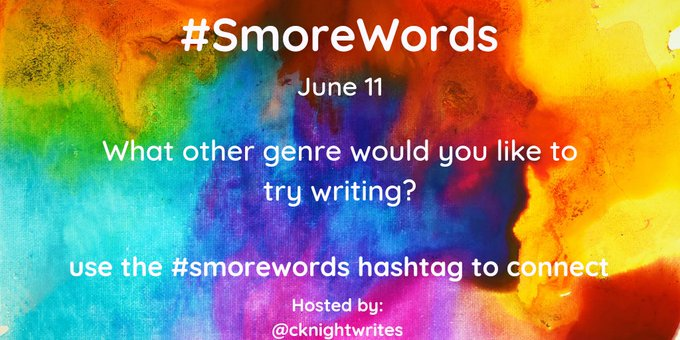 tg_franklin's tweet photo. Honestly? None. I write in the genres I like (romance, SFF, non-fiction) and have no desire to branch out. I believe readers know when your heart isn't in it, and any other genres would just more or less be writing exercises &amp; not something I'd enjoy. #SmoreWords https://t.co/Z6N23usmws