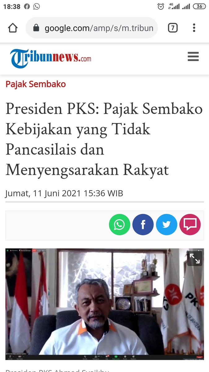 Saat lagi sulit gini.. Mana yang tereak Pancasila itu #PKStolakPajakSembako