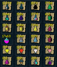RS_Krayden's tweet photo. 200m herb on ironwoman Dark Magic ⚗️

Gave up on making salves by the end, but mostly focused on useful xp like vuln bombs and spiritual prayers. https://t.co/8FhadHaLlY