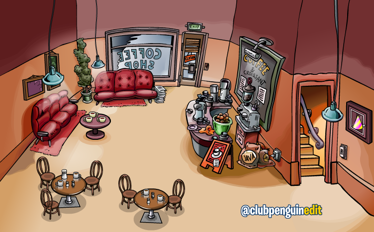 Club Penguin Edits on X: Book Room