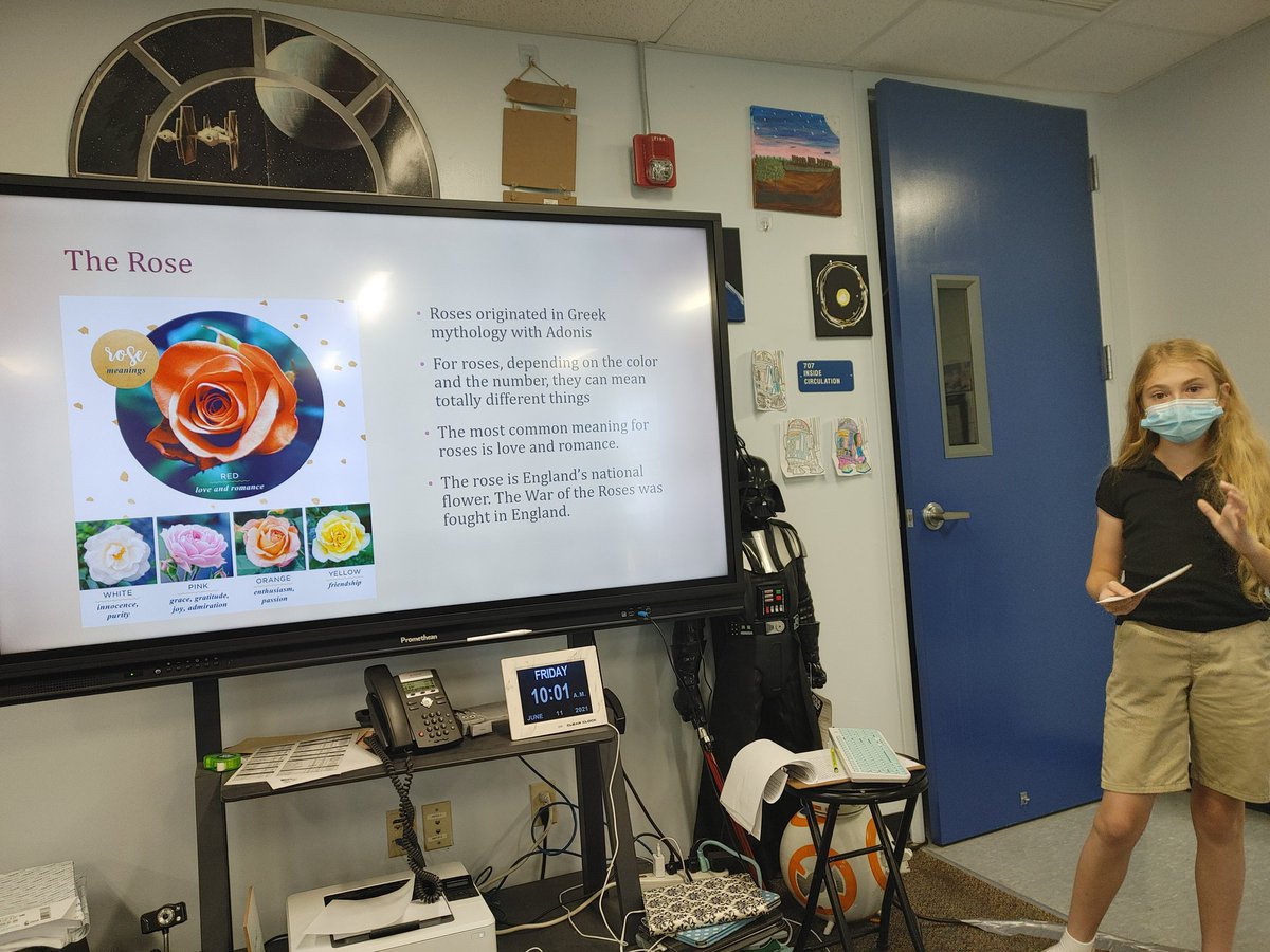 MsKinghasClass's tweet image. This will always be my favorite project! I learned how to write my name in Arabic, the meanings of different flowers, a new video game recommendation, all about Venezuela, and so much more. These kids will always have a special place in my heart! #teachmsking