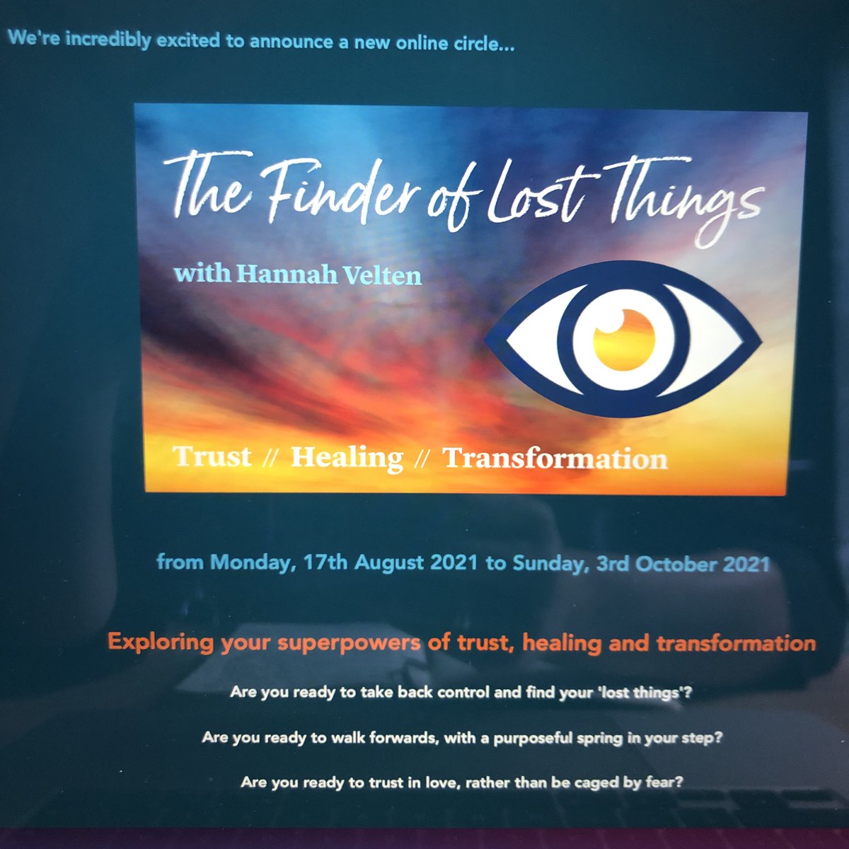 Sneak peek at what's going to be replacing 'The Finder of Lost Things' podcast: calling in 21 'explorers' to find their lost things! Could you be one of them? Chris and I can't wait to be your guides on this adventure. More details: ow.ly/VvBR50F8o7b (link in Insta profile)