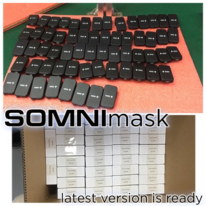 somnimask's tweet image. Dear Customers😊
We are happy to announce that we have recovered and are now ready to continue.
We have prepared a batch of a new version of Somni masks that will be shipped in the coming week 🤗
We successfully fixed the defects and tested the devices without error. 👌