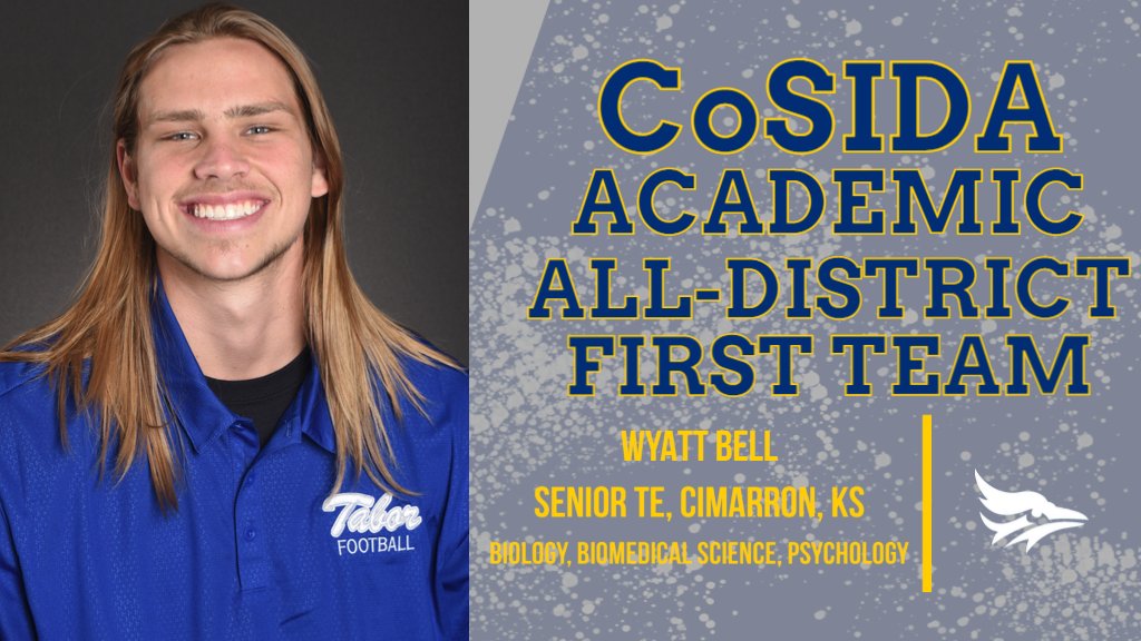 Congratulations to Wyatt Bell on being named to the CoSIDA Academic All-District 1st Team!!!