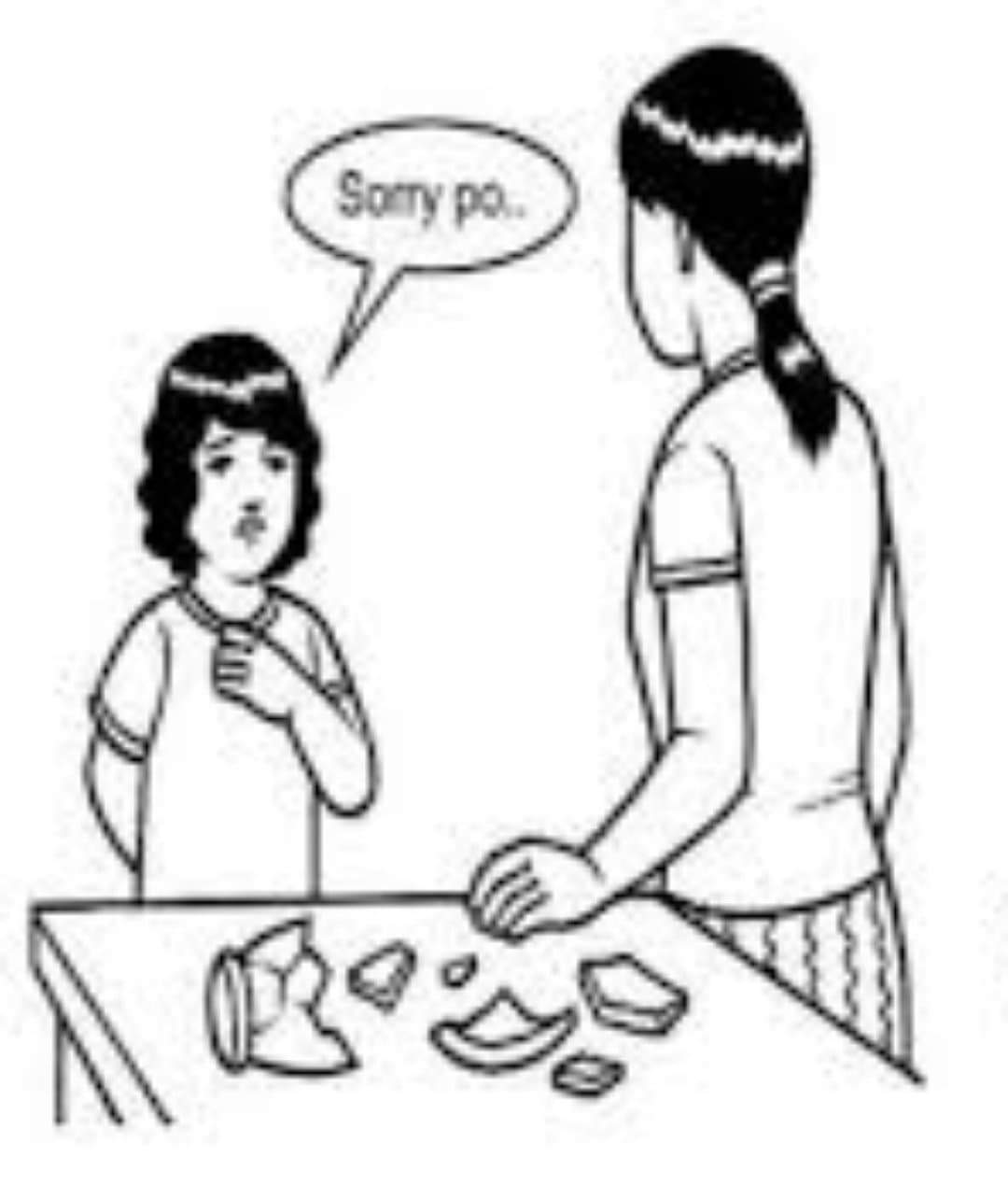 Larawan Ng Pagiging Matapat Drawing