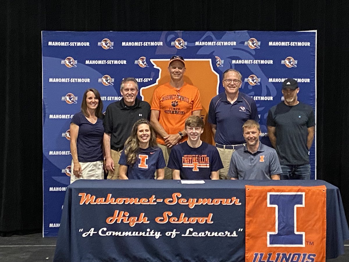 Congratulations to M-SHS Senior CJ Shoaf.  CJ Is headed to the U of I to compete as a member of the Fighting Illini Track and Field squad.  CJ also set a(mother) school record (38.4 - 300 Hurdles) at yesterday’s Sectional Meet on his way to earning medalist honors in 4 events.