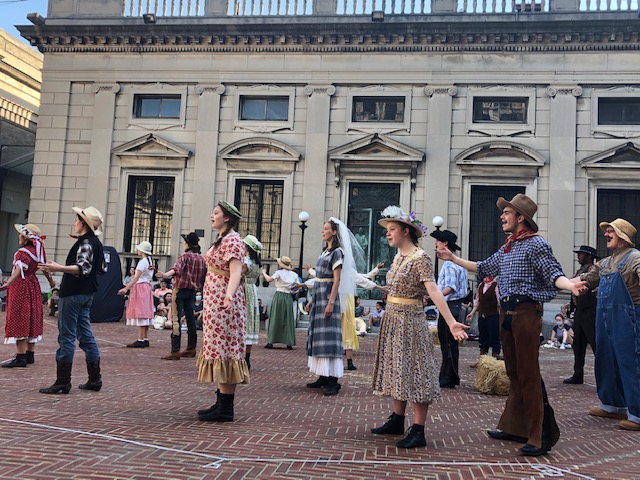 PPCTINWOOD's tweet photo. THIS WEEKEND! Free performances of Oklahoma! Saturday, June 12th at 11am and 3pm on the Audubon Terrace of the Am. Academy of Arts and Letters, Broadway at W. 155th Street; Sunday, June 13th at 3pm on Dongan Lawn of Ft. Tryon Park, sponsored by the Fort Tryon Park Trust. https://t.co/OLz9qcYgzC