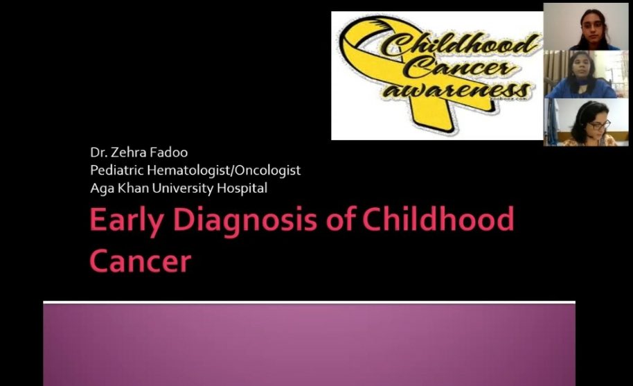 On 4th June, in collaboration with Pediatrics For Life (PFL), we hosted the second episode of our MedSearch series with  Dr. Zehra Fadoo, Chair of the Department of Oncology at AKUH, who helped us understand more about common paediatric cancers!