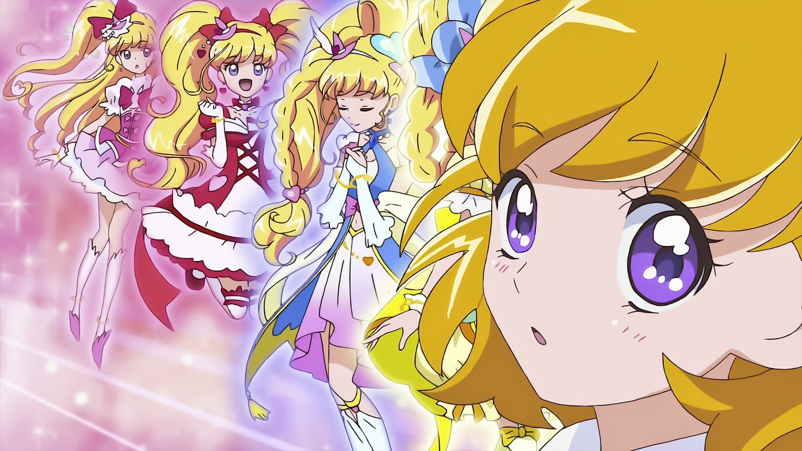 朝日奈みらい　キュアミラクル　モフルン　イーディスフラワー 魔法つかいプリキュア！」フラワーボックス 朝日奈みらい
