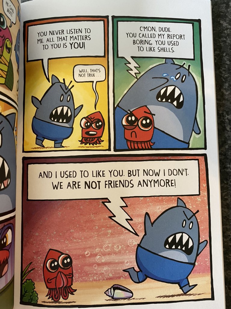 Squidding around is not only full of brilliant puns and humour that will have Y2/3 laughing their heads off but it also has a superb storyline that shows the importance of empathy. Plus UKS2 will still love it as well, fans of narwhal will be fans of this series for sure.