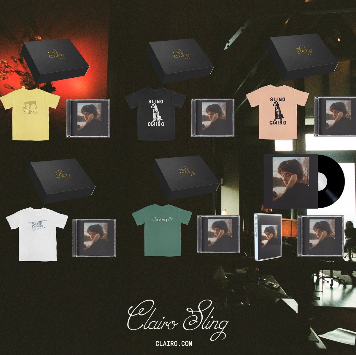 ‘Sling’ limited box sets & merch available at shop.clairo.com 🦌